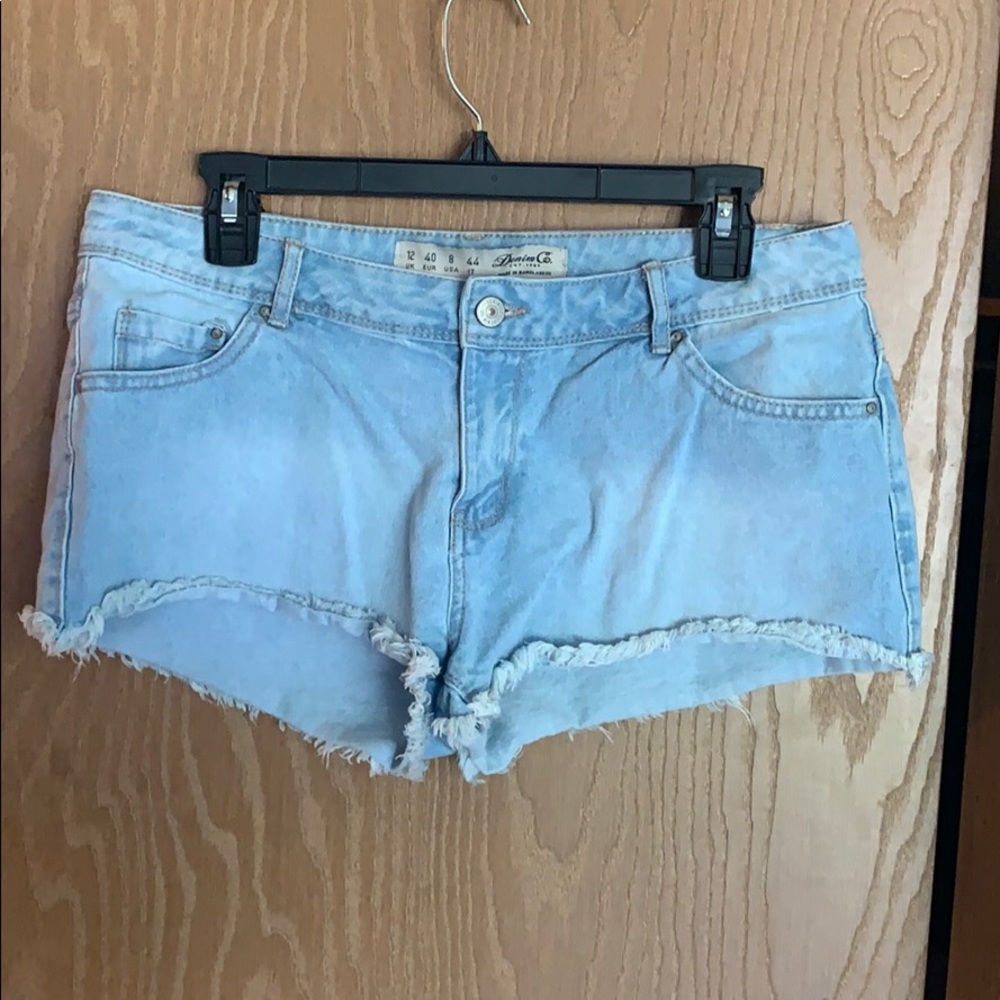 Denim shorts